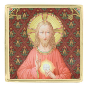 Jesus Instituting Holy Communion (SAU 045) Gold Finish Lapel Pin