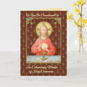 Jesus Instituting the Eucharist (SAU45; for EMHCs) Card