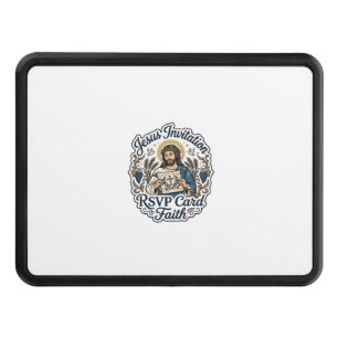 Jesus Invitation RSVP Card Faith Jesus Invitation Hitch Cover