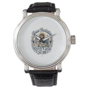 Jesus Invitation RSVP Card Faith Jesus Invitation Watch