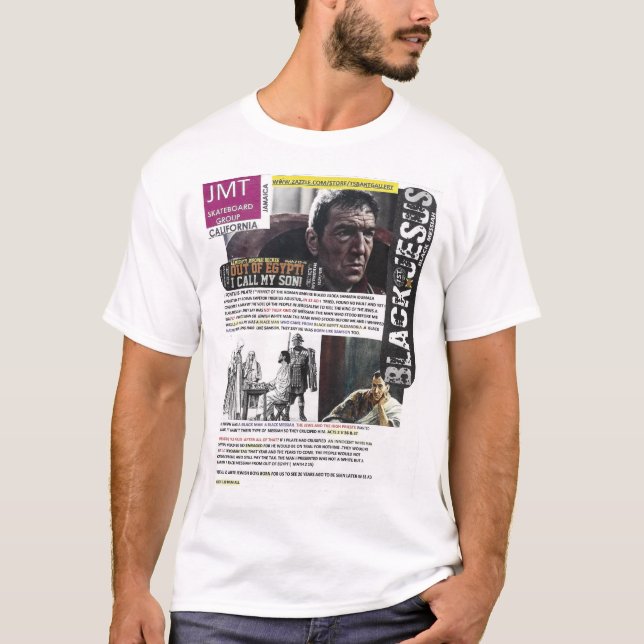 JESUS IS A BLACK MESSIAH Men's Basic T-Shirt (Front)