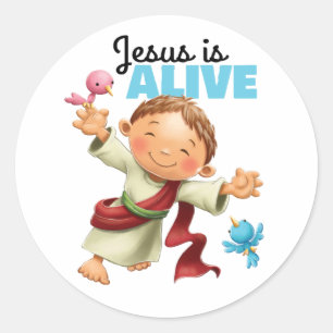 Jesus is alive Bible sticker