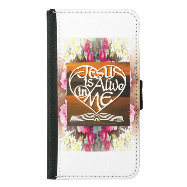 JESUS is Alive in ME.....Wallet Case (Front)