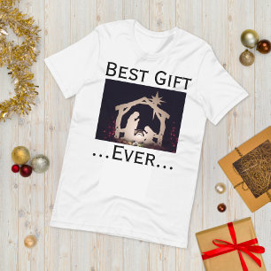 Jesus is Best Gift Nativity Star T-Shirt