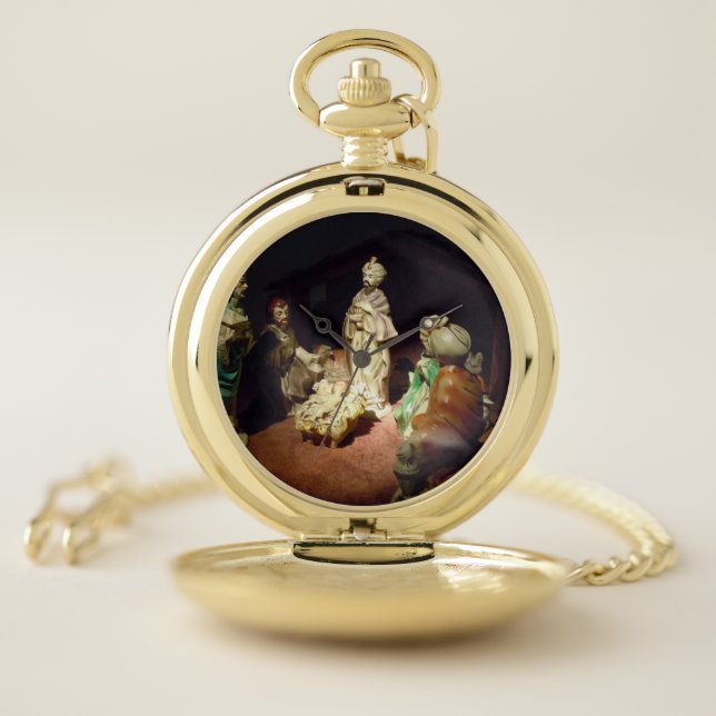 Jesus is Born Pocket Watch (Inside)