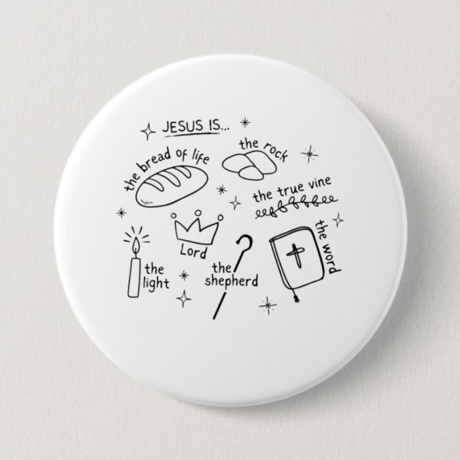 Jesus Is… Button (Front)