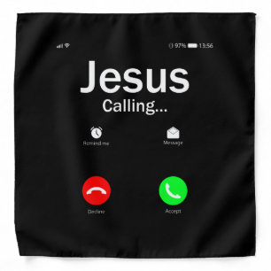 Jesus Is Calling Bandana