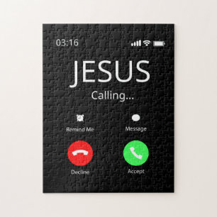 Jesus Is Calling - Christian Jigsaw Puzzle