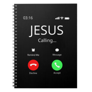 Jesus Is Calling - Christian Notebook