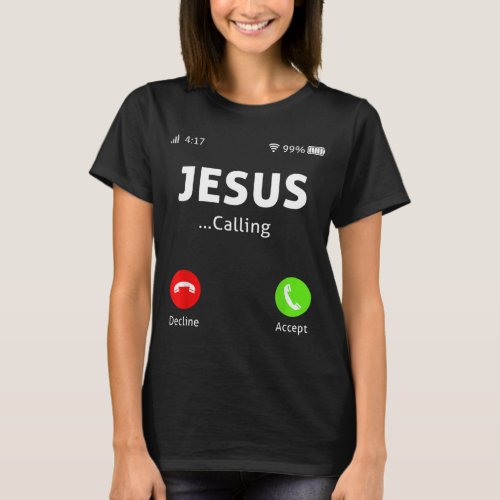 Jesus Is Calling Funny Christian Easter Day Men Wo T_Shirt