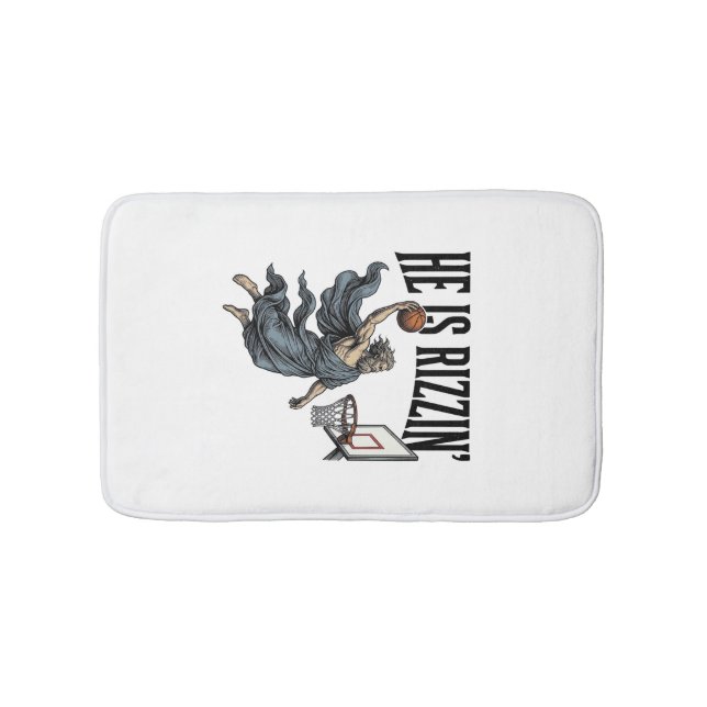 Jesus Is Calling Phone Screen Christian Vector Des Bath Mat (Front)