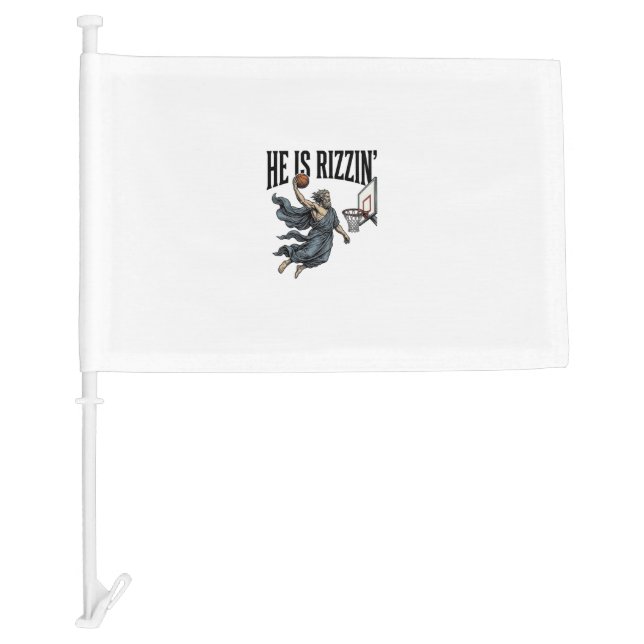 Jesus Is Calling Phone Screen Christian Vector Des Car Flag (Front)