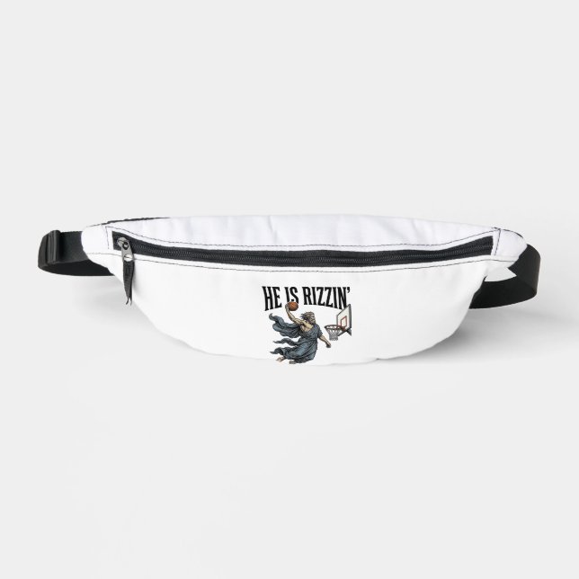 Jesus Is Calling Phone Screen Christian Vector Des Fanny Pack (Front)