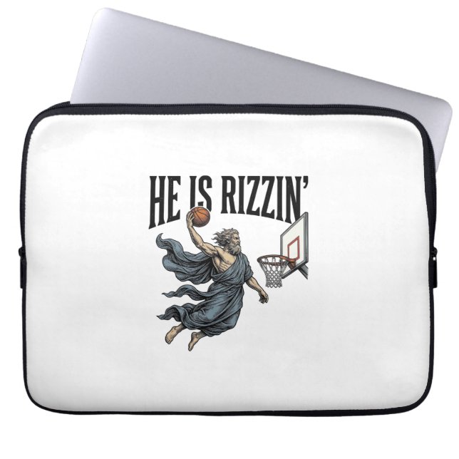Jesus Is Calling Phone Screen Christian Vector Des Laptop Sleeve (Front)