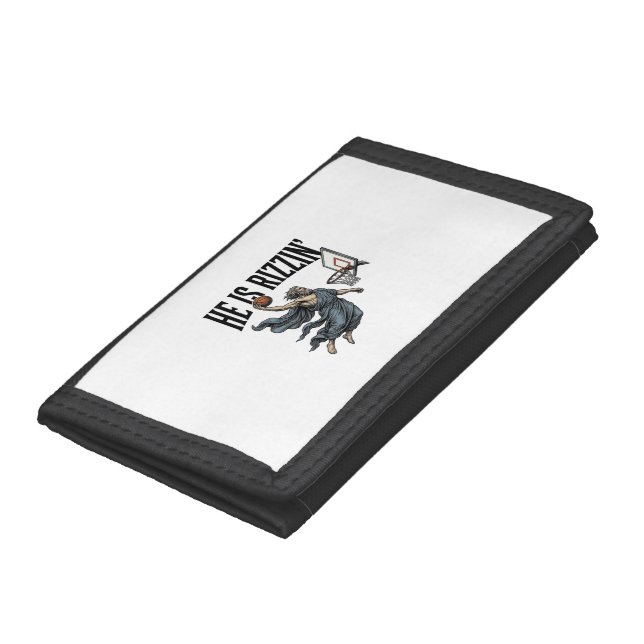Jesus Is Calling Phone Screen Christian Vector Des Trifold Wallet (Bottom)