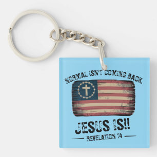 Jesus Is Coming Back Keychain