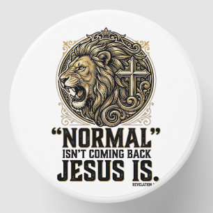 Jesus Is Coming Back Lion Cross Christian Shirt Mini Candle Favors