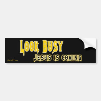Jesus is Coming Bumper Sticker