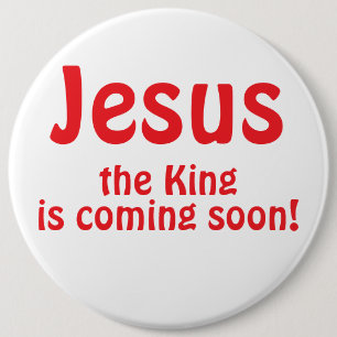 Jesus is coming button