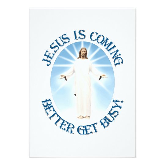 Jesus is Coming Card