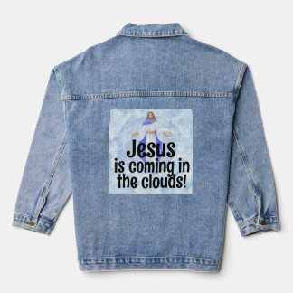 Jesus is coming denim jacket