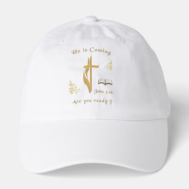 Jesus is coming hat (Front)