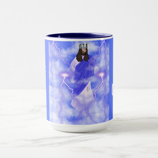 Jesus Is Coming In The Clouds Mug (Center)