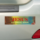 JESUS is COMING SOON Bumper Sticker | Zazzle