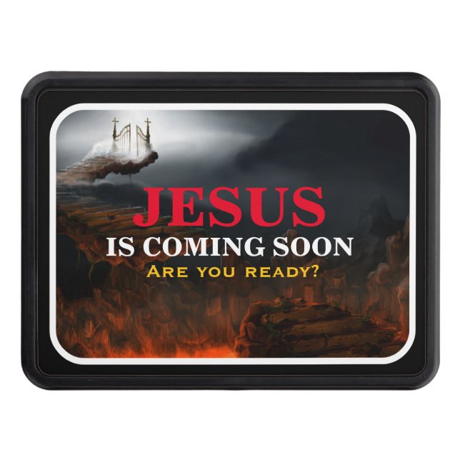 JESUS IS COMING SOON HITCH COVER (Front)