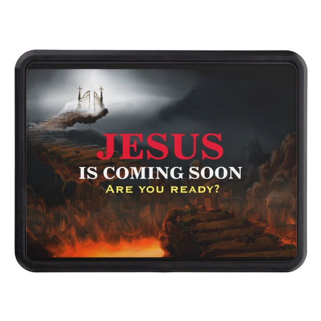 JESUS IS COMING SOON HITCH COVER (Front)