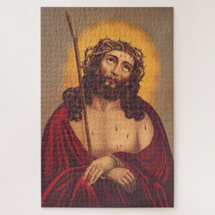 Jesus is crowned with a crown of thorns jigsaw puzzle