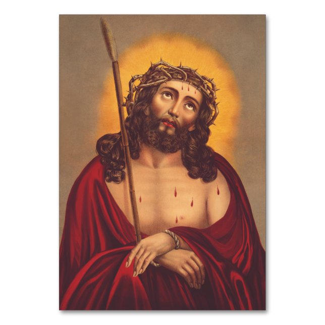 Jesus is crowned with a crown of thorns table number (Front)