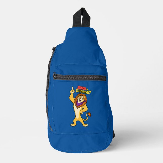 JESUS is GGGREAT - Christian Sling Bag (Front)