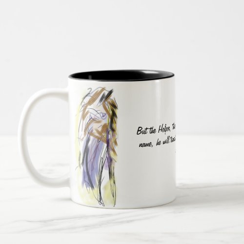 Jesus is holy ghost Two_Tone coffee mug