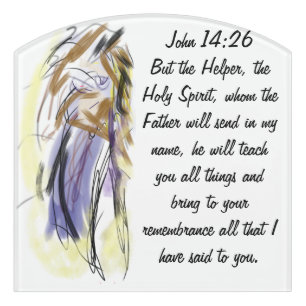 Jesus is holy ghost Two-Tone coffee mug Magnet Door Sign