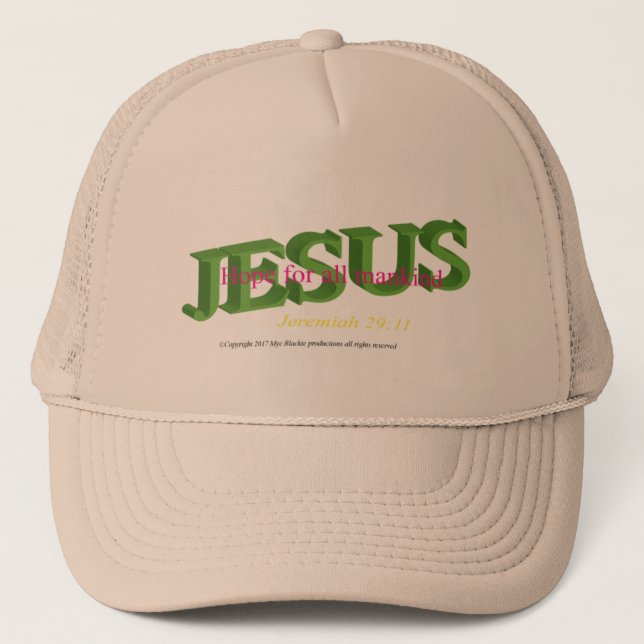 Jesus is Hope baseball/trucker cap (Front)
