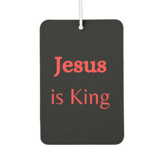 Jesus is King  Air Freshener