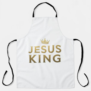 Jesus Is King – All-Over Print Christian Apron