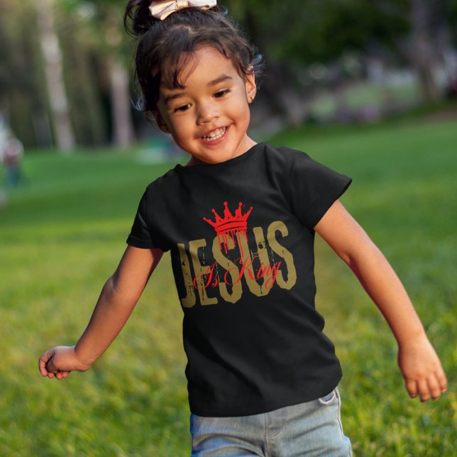 Jesus is King Christian Bible Spiritual For Girls T-Shirt (Creator Uploaded)