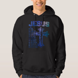 Jesus Is King Christian Groovy Hippie Trendy Chris Hoodie