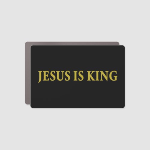 Jesus is King Christian Pullover HoodieJesus is Ki Car Magnet