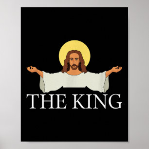 Jesus Is King Christian Religious Faith  Poster