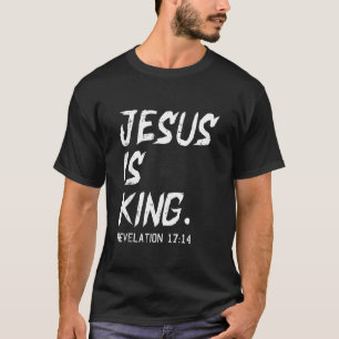 Jesus Is King Christmas Revelation Bible Religious T-Shirt