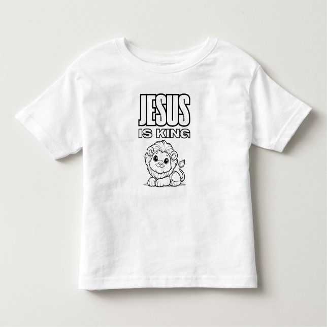 Jesus Is King Color Me Tee (Front)