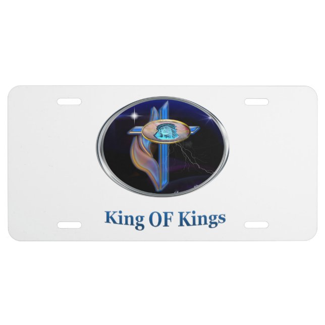 Jesus is King of Kings License Plate (Front)