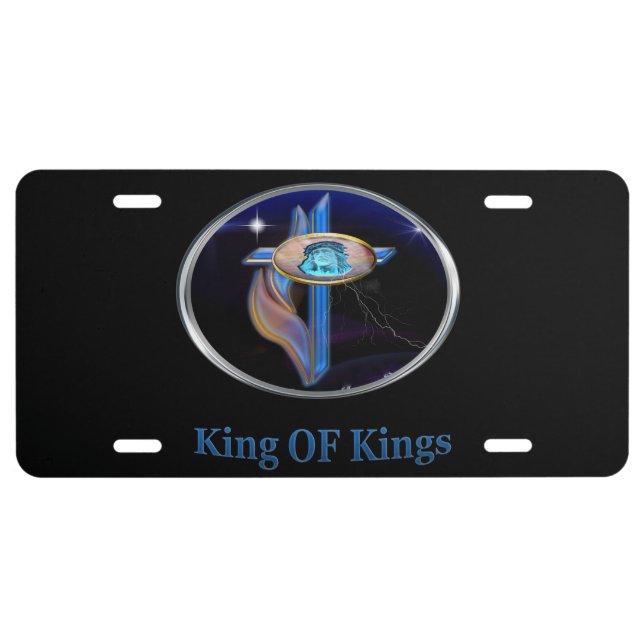 Jesus is King of Kings License Plate (Front)