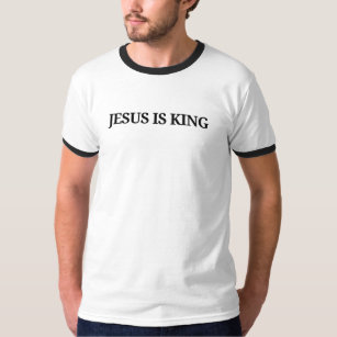 Jesus Is King Ringer T-Shirt, Jesus Is King Shirt