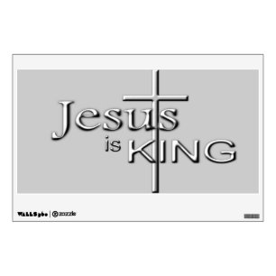 Jesus is King Wall Sticker