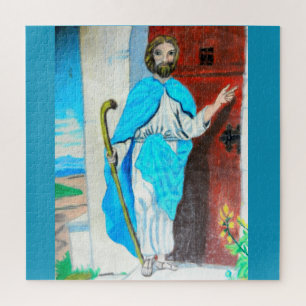 JESUS IS KNOCKING AT THE DOOR jigsaw puzzle