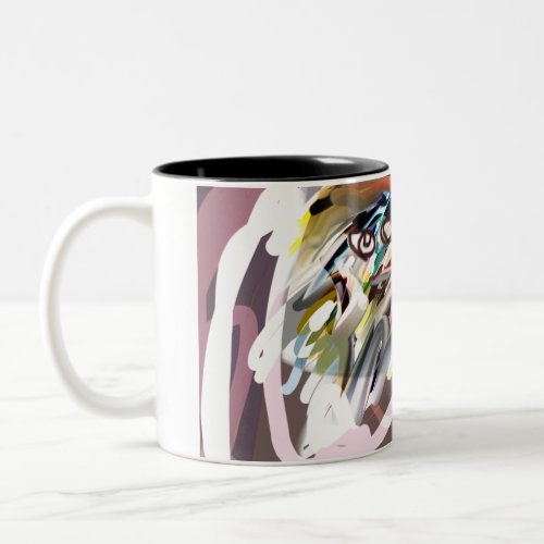 Jesus is light Two_Tone coffee mug